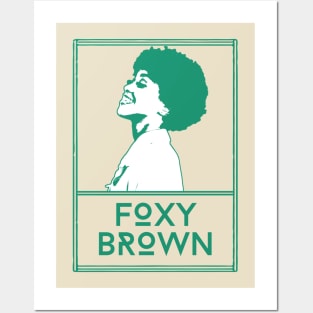 Foxy brown\\retro fan artwork Posters and Art